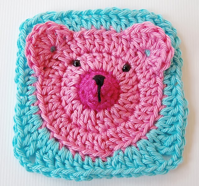 Teddy Bear Granny Square Tutorial Dada's place Bloglovin’